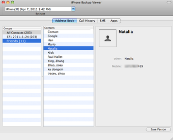 Image 1 for iBackup Viewer