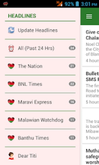 Image 1 for Malawi News App