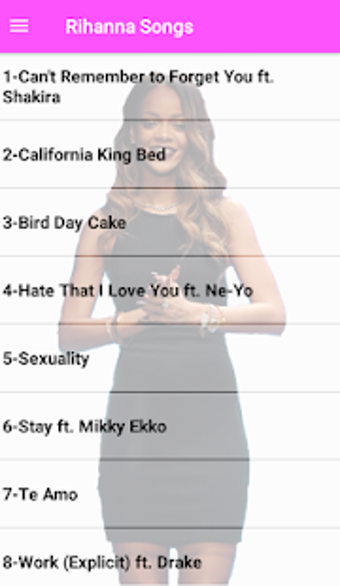 Image 1 for Rihanna Songs (Offline 40…