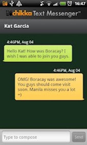 Image 1 for Chikka Text Messenger