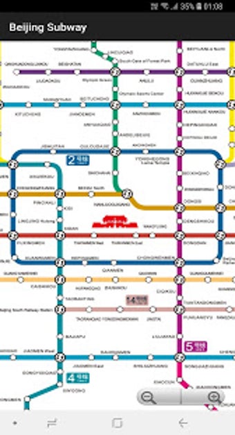 Image 1 for Beijing Subway Map