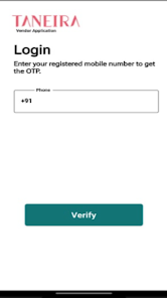 Imagen 0 para Taneira Vendor App