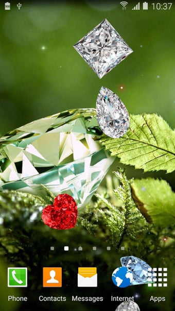 Imagen 5 para Diamonds Live Wallpaper