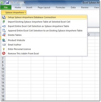Imagen 0 para Excel Sybase iAnywhere Im…