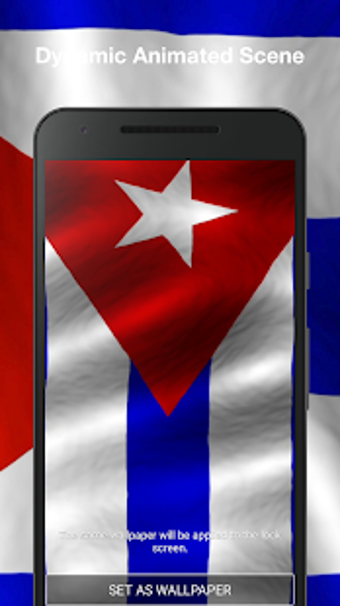Image 0 for 3D Cuba Flag Live Wallpap…