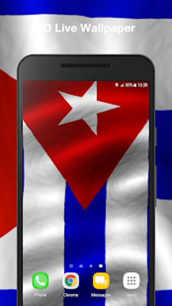 Image 2 for 3D Cuba Flag Live Wallpap…
