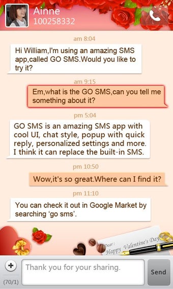 Image 1 for GOSMS Valentine's Day the…