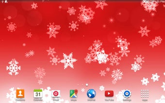 Imagen 2 para Xmas Snowflake Live Wallp…