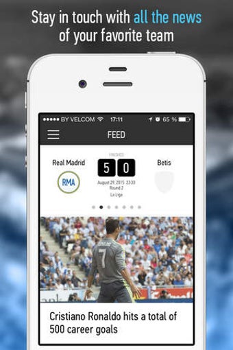Image 0 for Real Live - Scores & News…