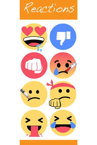 Image 0 for Reactions Stickers for Fa…