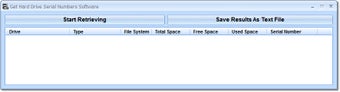 Image 0 for Get Hard Drive Serial Num…