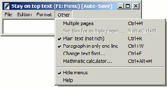 Image 0 for StayOnTopTxt