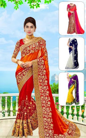 Imagen 0 para Woman Fancy Saree Photo S…