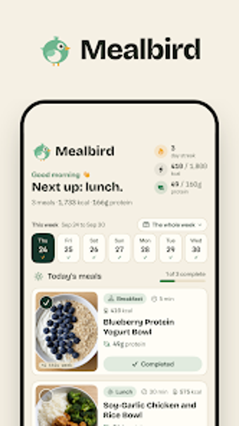 Image 0 for Mealbird: Macro Meal Plan…