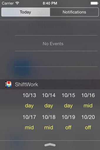 Image 0 for Shift worker's calendar