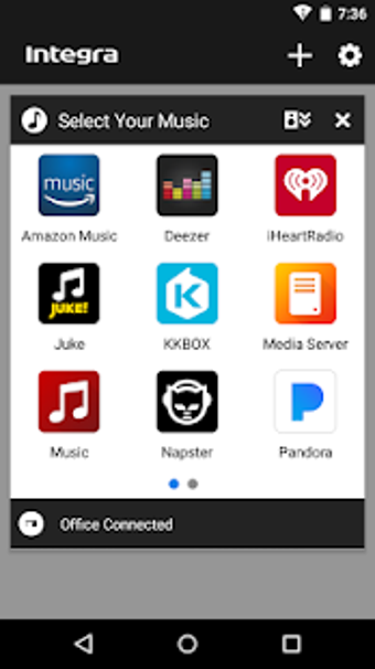Imagen 1 para Integra Music Control App