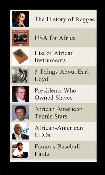 Image 0 for African American Lists