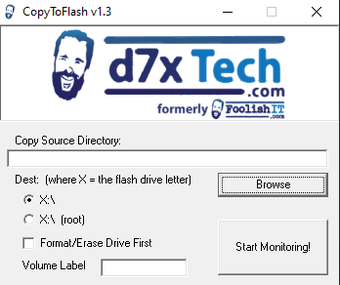 Image 0 for CopyToFlash