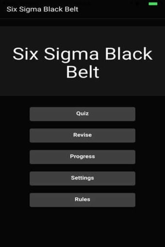 Image 0 for Six Sigma Black Belt