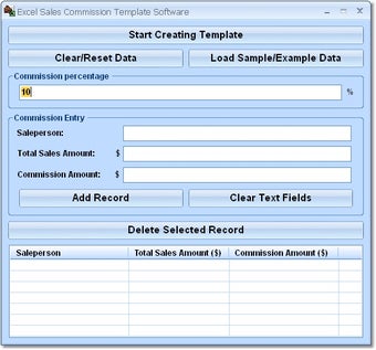 Imagen 0 para Excel Sales Commission Te…