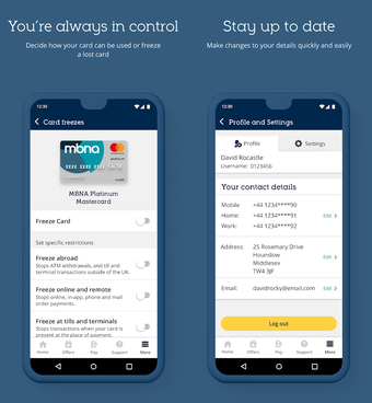 Imagen 4 para MBNA Card Services App