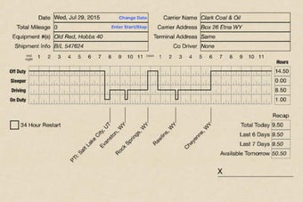 Image 0 for Drivers Daily Log - Elect…
