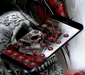 Imagen 1 para Military Skull Red Butter…