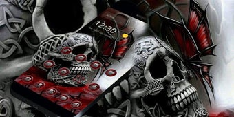 Imagen 3 para Military Skull Red Butter…