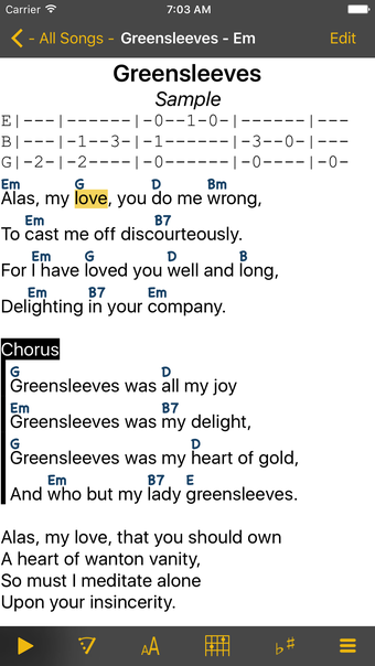 Image 0 for SongBook Chordpro