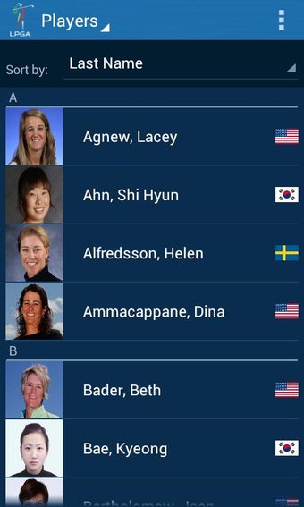 Image 1 for LPGA App