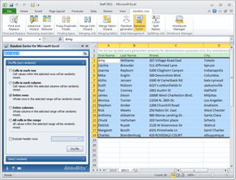 Imagen 0 para Random Sorter for Excel