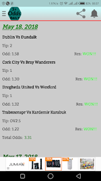 Imagen 1 para 3+ ODDS DAILY