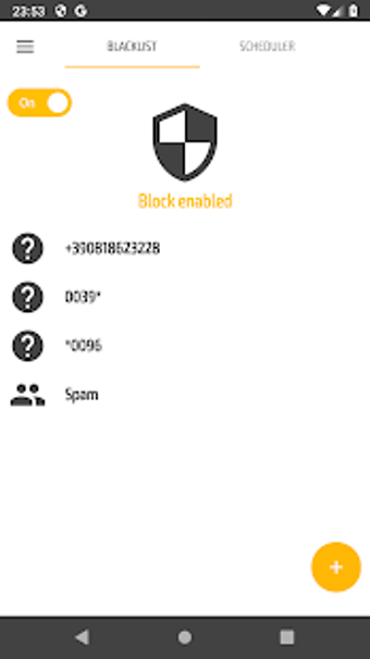 Imagen 1 para Calls Blocker - with Blac…