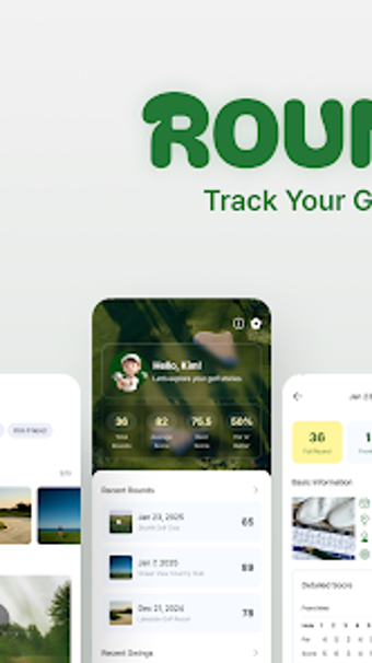 Image 0 for ROUNDEE: AI Golf Scorecar…