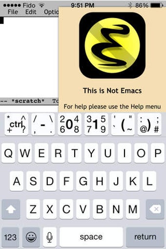 Imagen 0 para Not Emacs