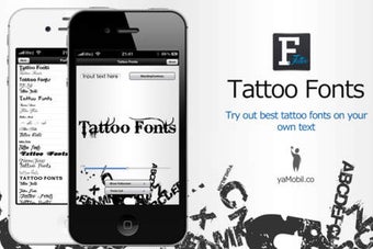 Image 0 for Tattoo Fonts - design you…