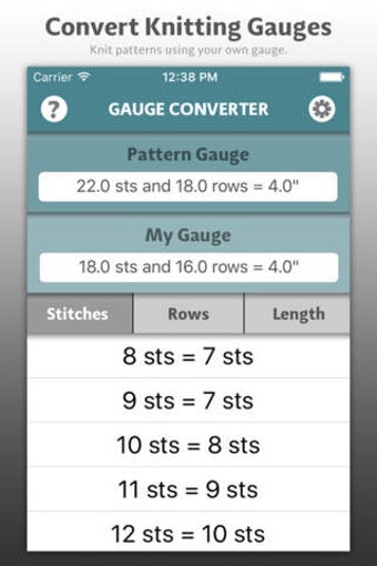 Image 0 for Gauge Converter by Knitas…
