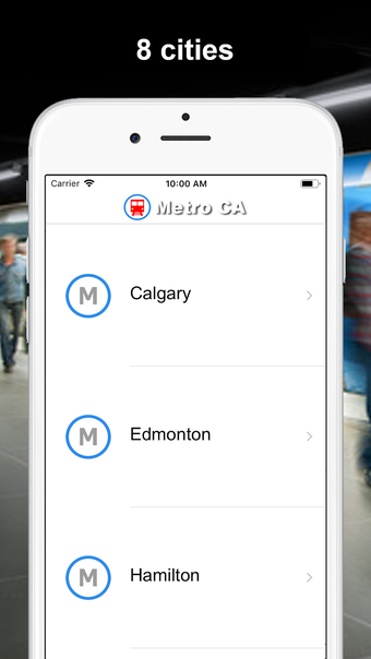 Imagen 0 para Metro CA (offline), displ…
