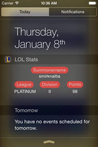 Image 0 for Stats Widget for League o…