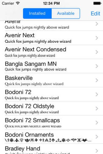 Image 0 for Font Manager