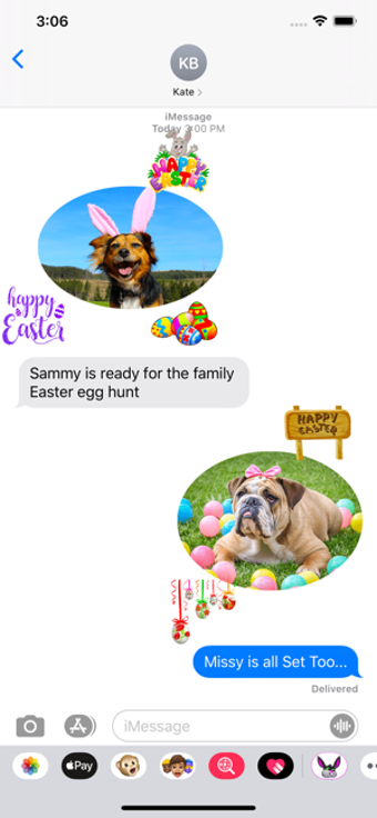 Imagen 0 para Happy Easter Emoji Sticke…
