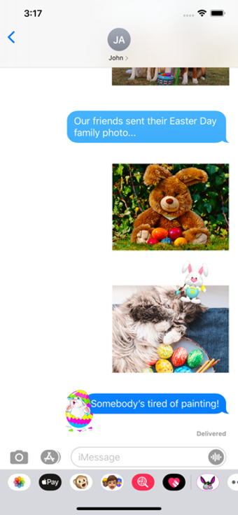 Image 0 for Happy Easter Emoji Sticke…