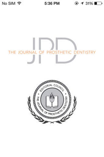 Image 0 for The Journal of Prosthetic…