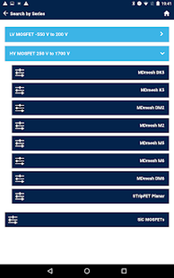 Imagen 2 para STPOWER MOSFET Finder