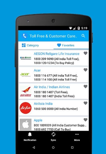 Imagen 0 para Toll Free & Customer Care…