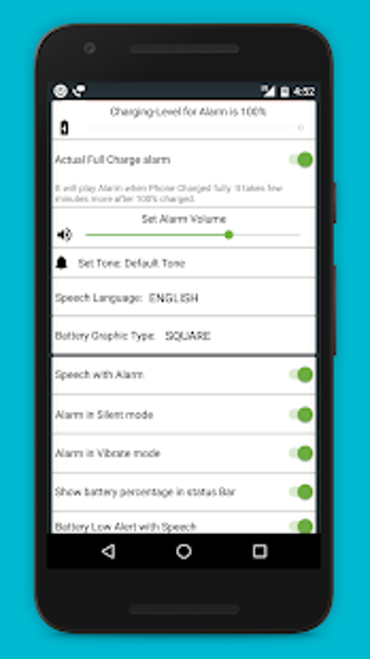 Imagen 0 para Full Battery Alarm and Ba…