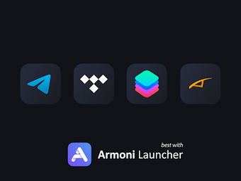 Image 2 for iOS 14 Icon Pack (DARK) (…