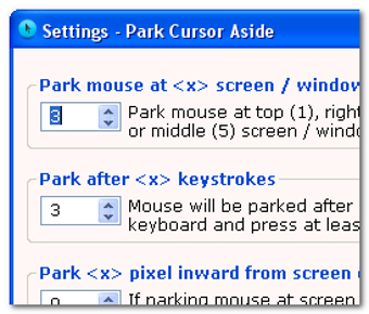 Imagen 0 para Park Cursor Aside