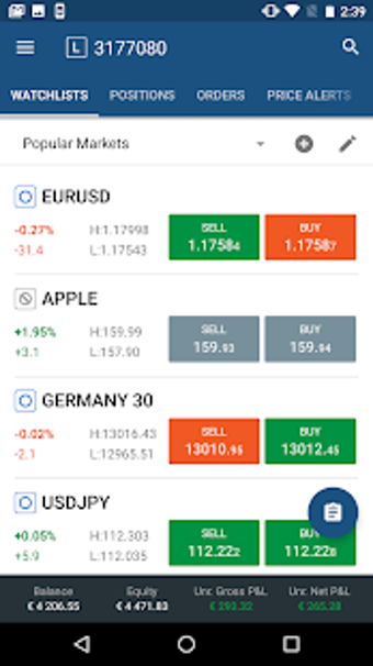 Imagen 1 para IC Markets cTrader