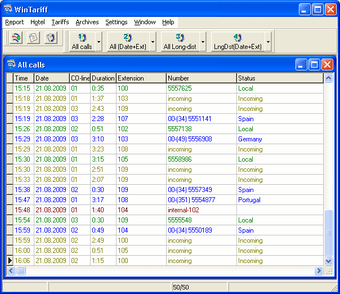 Image 0 for WinTariff call accounting…